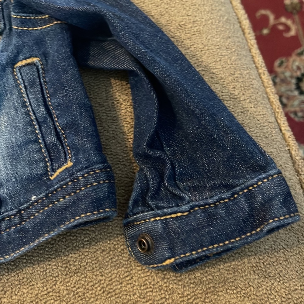 Simple Joys by Carter's Denim Jacket Girls Size 12M (TD) - Picture 3 of 5